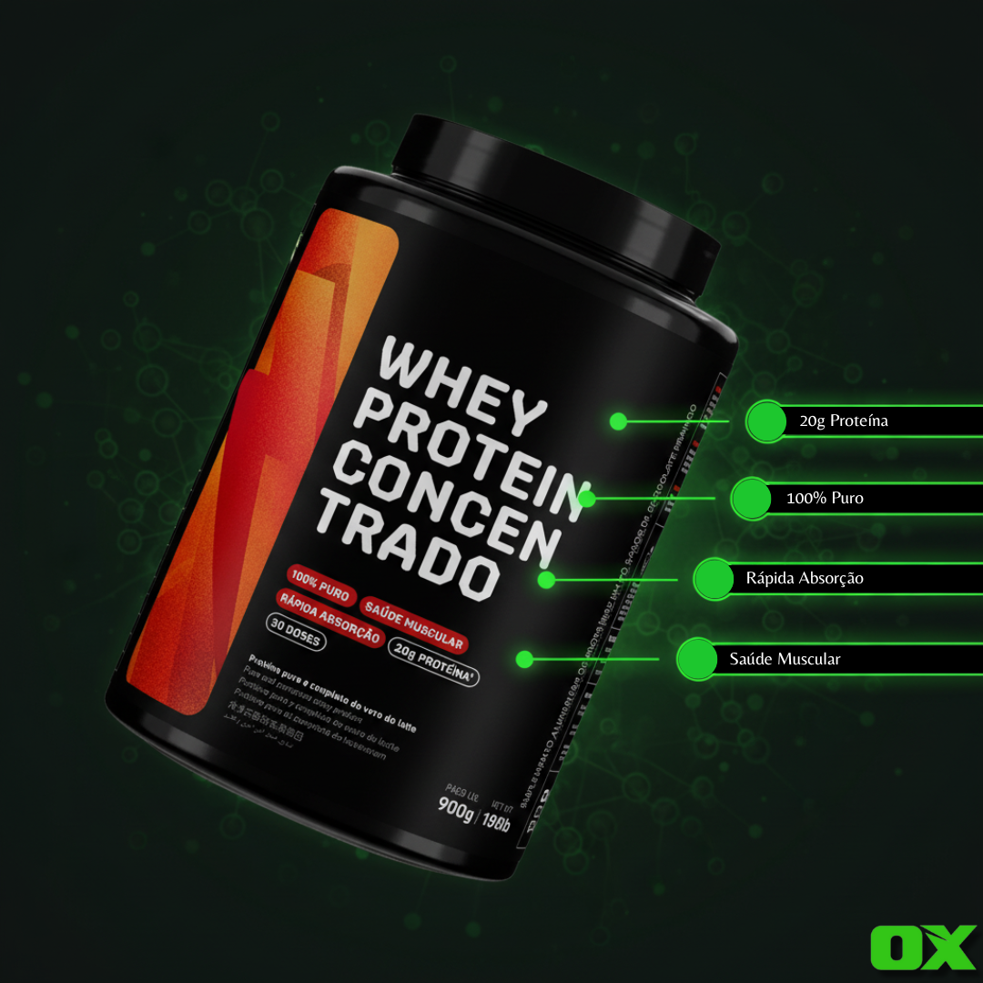 DUX WHEY PROTEIN CONCENTRADO POTE 900G