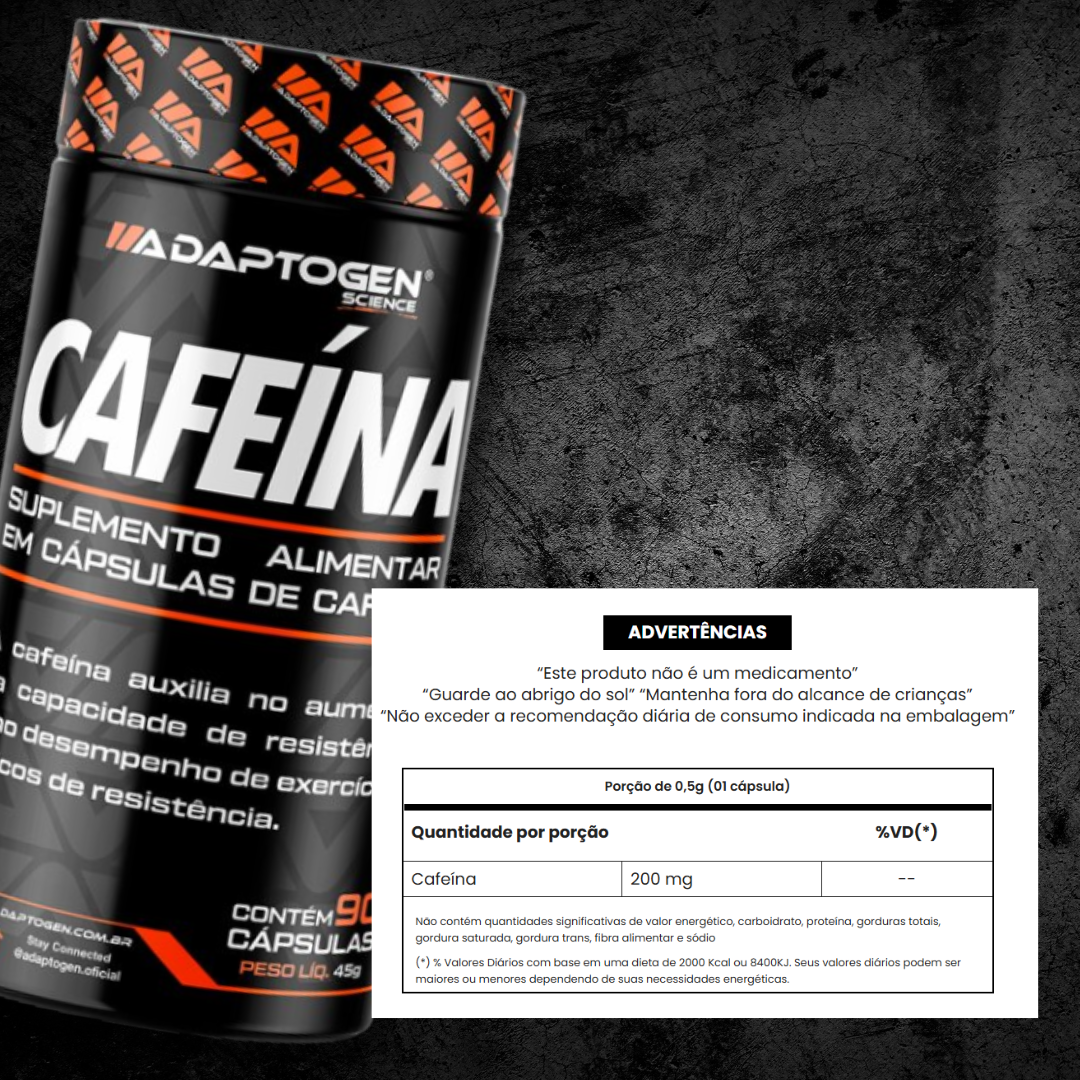 ADAPTOGEN CAFEÍNA 90 CAPS