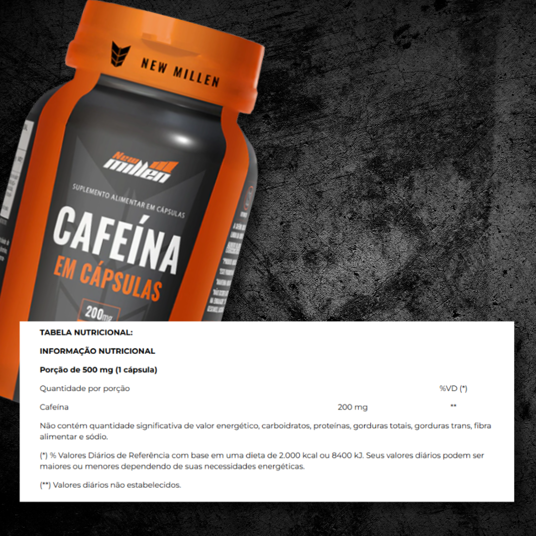 NEW MILLEN CAFEINA 90CAPSULAS