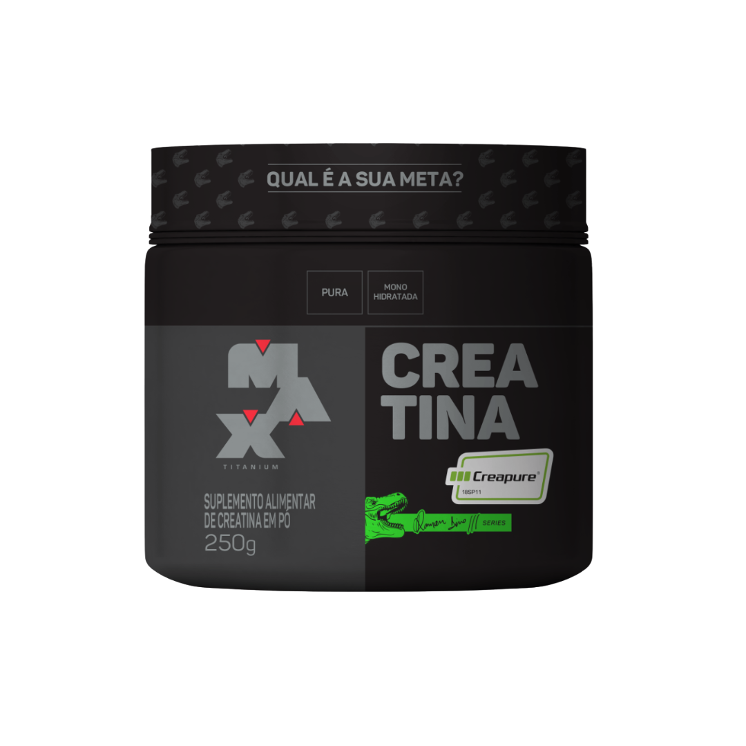 MAX TITANIUM CREATINA CREAPURE LINHA DINO POTE 250G