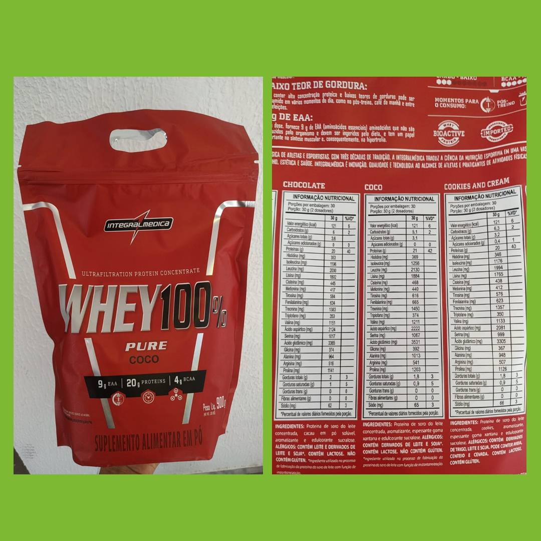 INTEGRAL MÉDICA WHEY CONCENTRADO 100% PURE