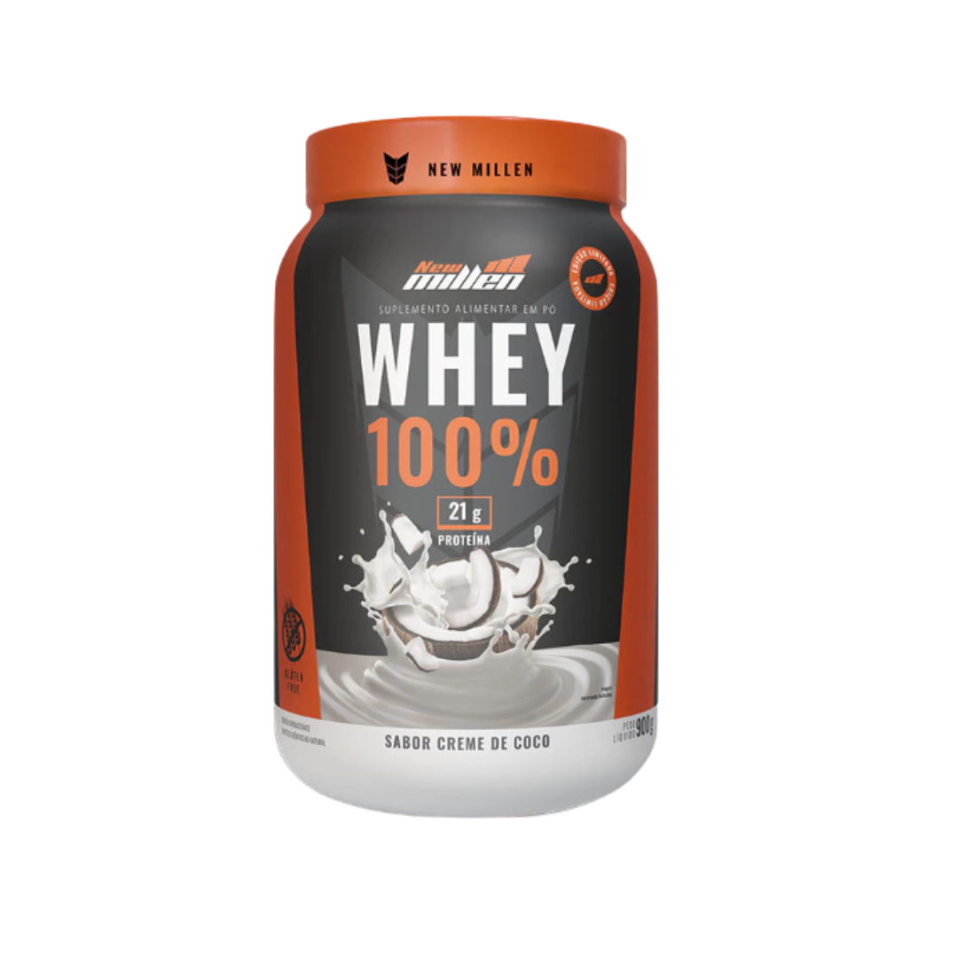 NEW MILLEN WHEY CONCENTRADO 100% POTE 900G