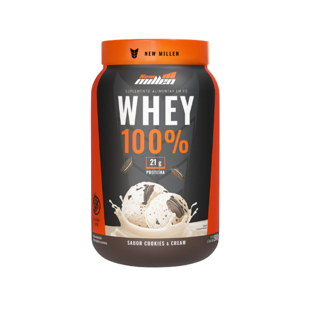 NEW MILLEN WHEY CONCENTRADO 100% POTE 900G