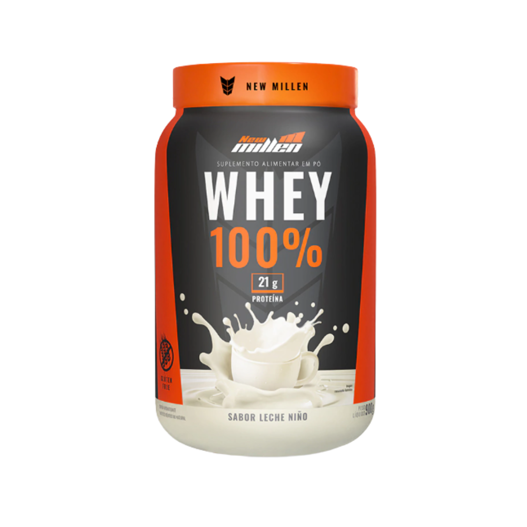 NEW MILLEN WHEY CONCENTRADO 100% POTE 900G