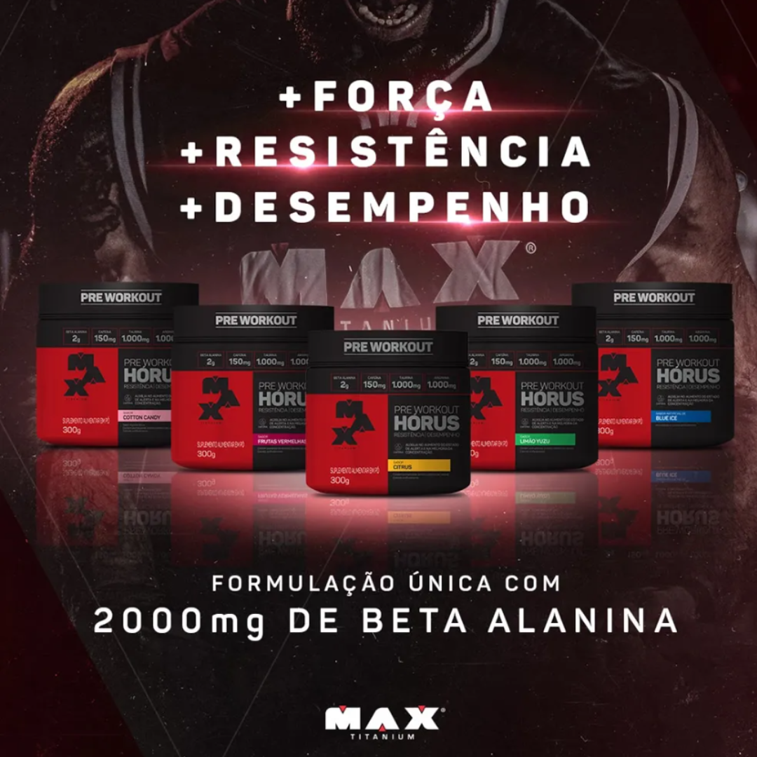 MAX TITANIUM PRÉ-TREINO HORUS POTE