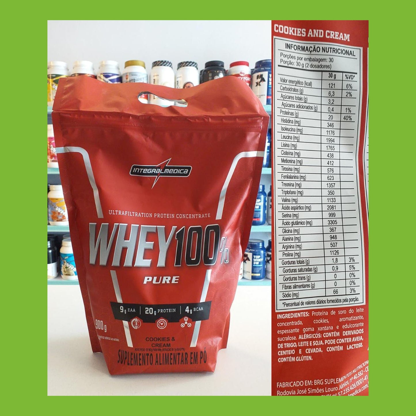 INTEGRAL MÉDICA WHEY CONCENTRADO 100% PURE