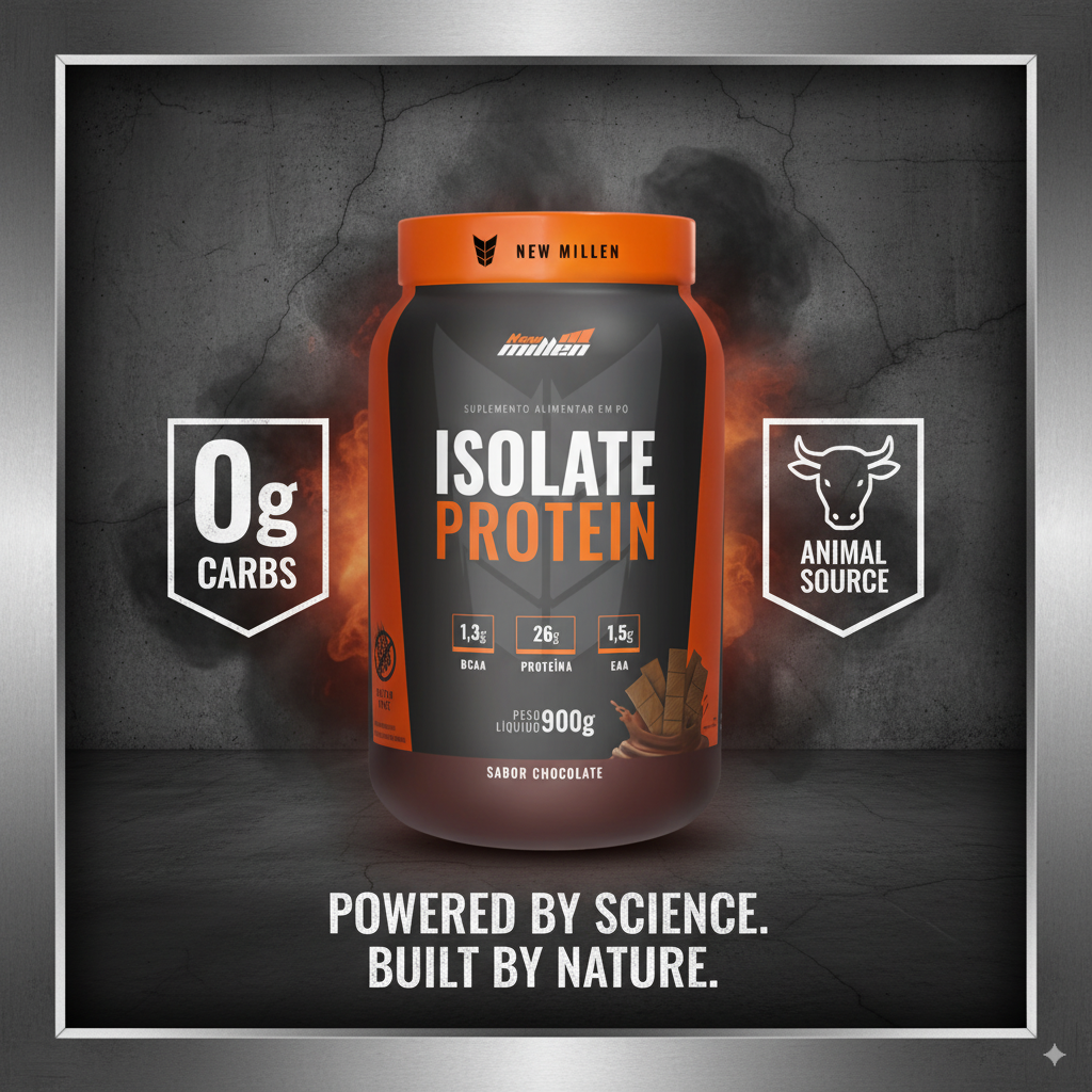 NEW MILLEN PROTEINA ISOLATE PROTEIN (ZERO LACTOSE) POTE 900G