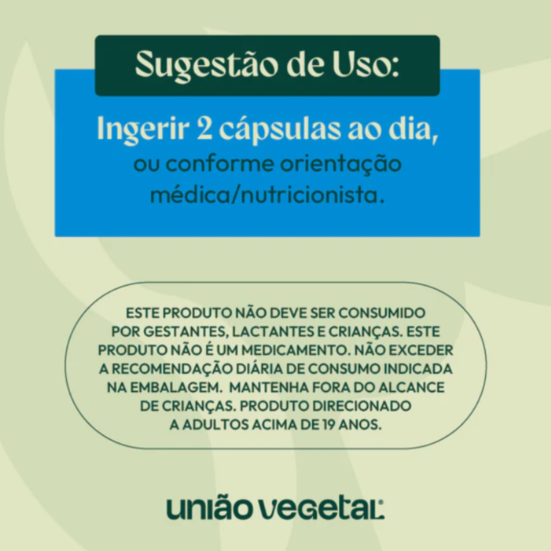 UNIÃO VEGETAL MAGNESIO COMPLEX 60CPS