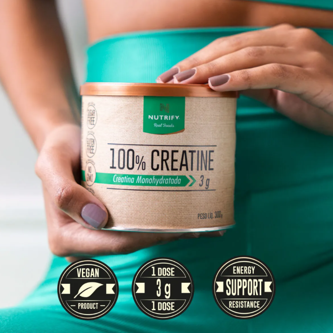 NUTRIFY CREATINA 100% MONOHIDRATADA 300G LATA