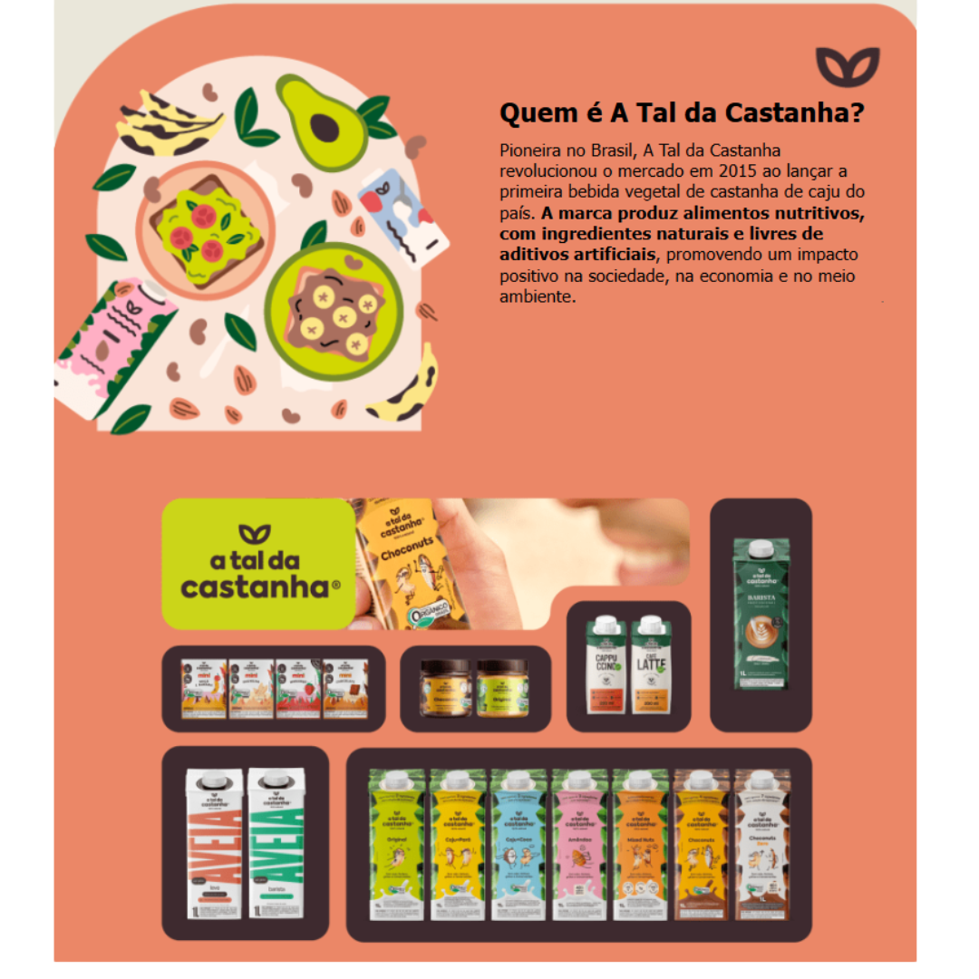 A TAL DA CASTANHA LEITE VEGETAL 1 LITRO