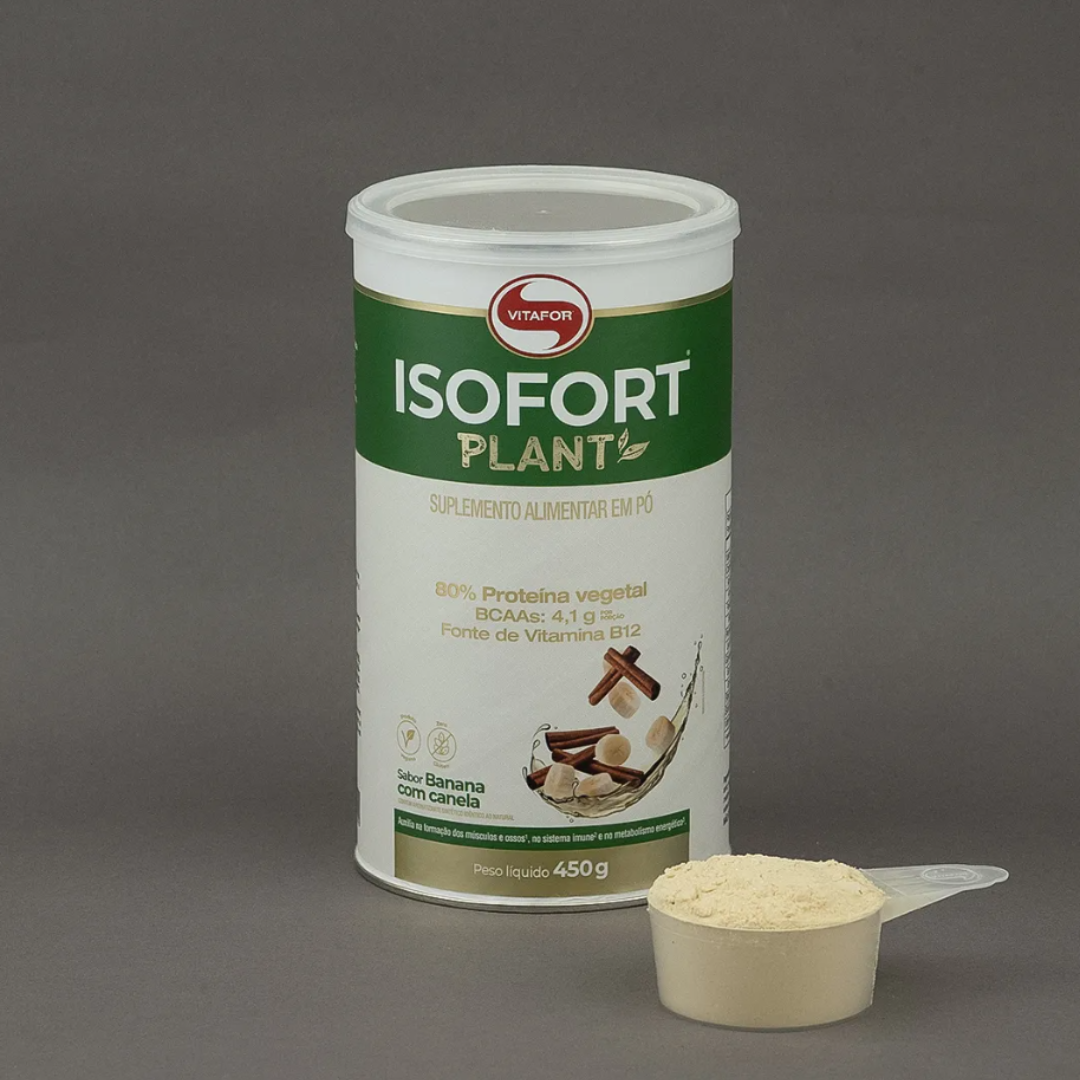 VITAFOR PROTEÍNA VEGANA ISOFORT PLANT LATA 450G