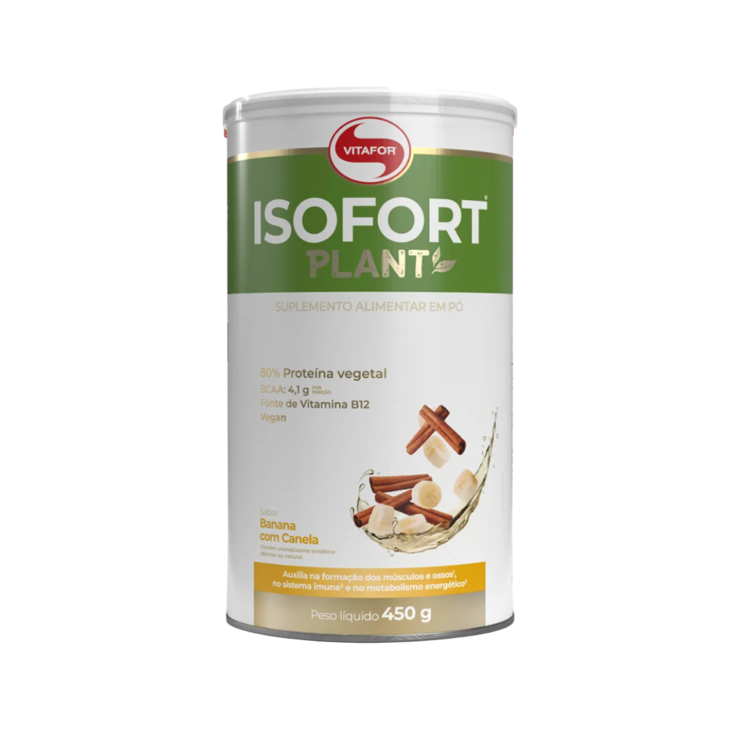VITAFOR PROTEÍNA VEGANA ISOFORT PLANT LATA 450G