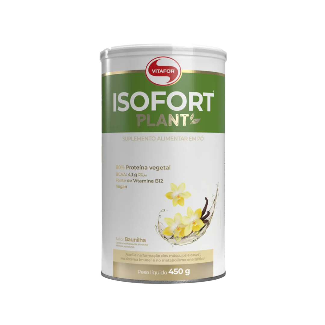 VITAFOR PROTEÍNA VEGANA ISOFORT PLANT LATA 450G