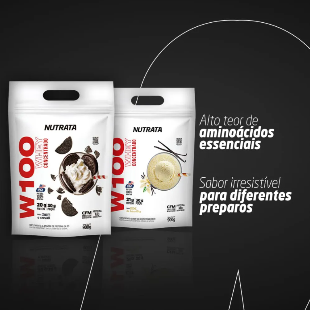NUTRATA WHEY CONCENTRADO 100% REFIL 900G