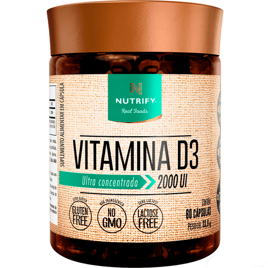NUTRIFY VITAMINA D3 60 CAPSULAS