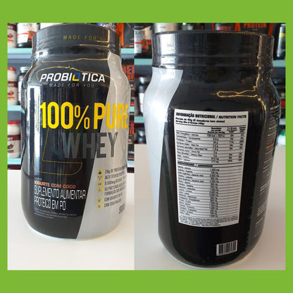 PROBIÓTICA WHEY CONCENTRADO 100% PURE