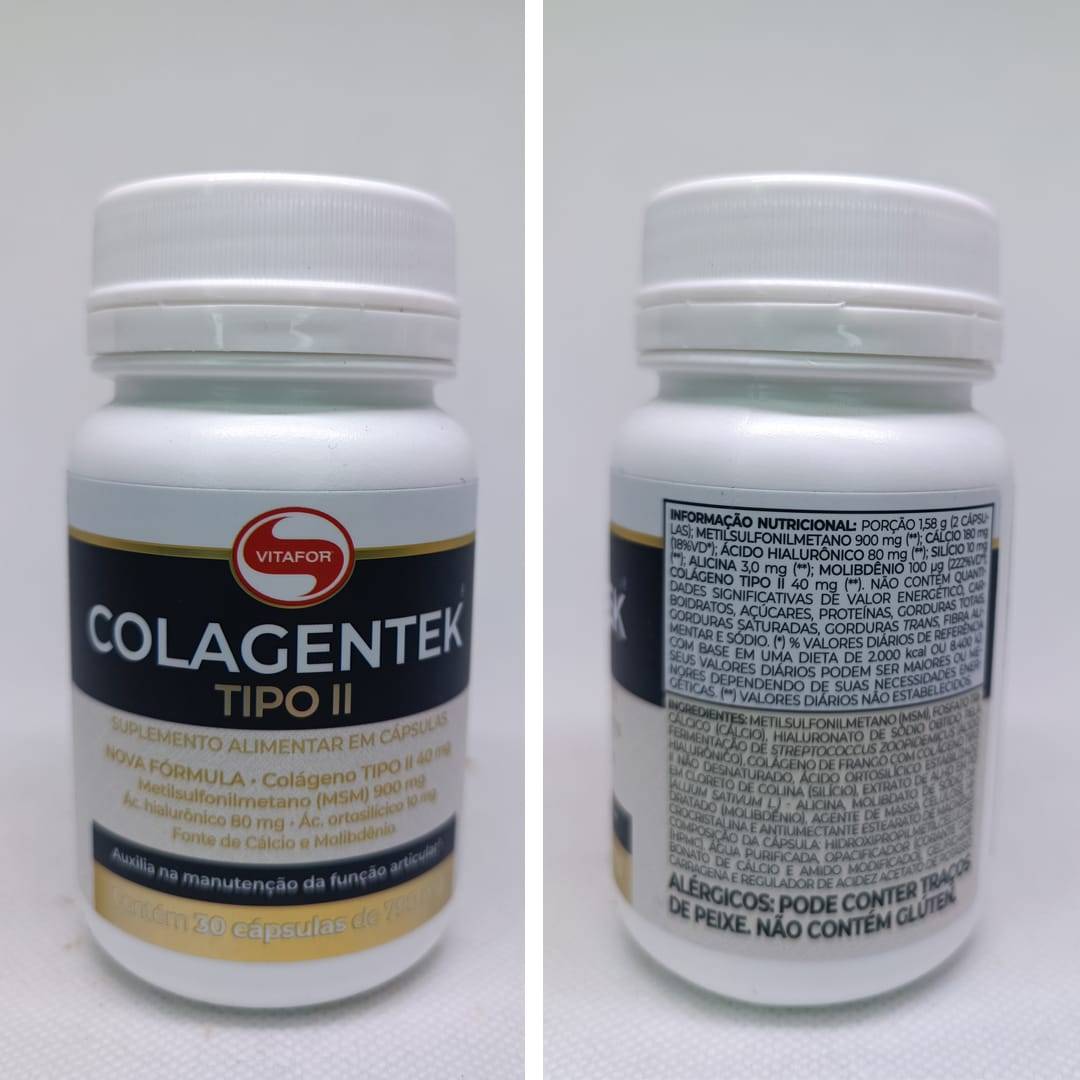 VITAFOR COLÁGENO COLAGENTEK TIPO II POTE