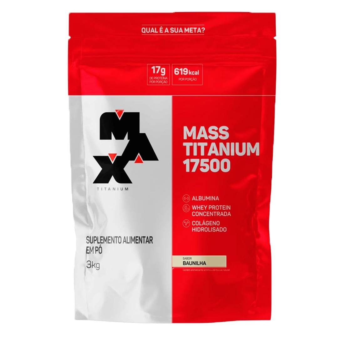 MAX TITANIUM HIPERCALÓRICO MASS TITANIUM 17500 3KG