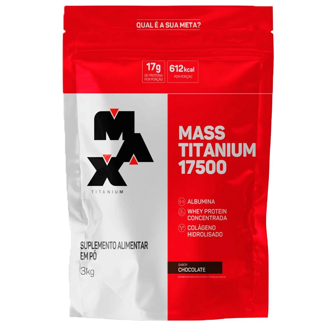 MAX TITANIUM HIPERCALÓRICO MASS TITANIUM 17500 3KG