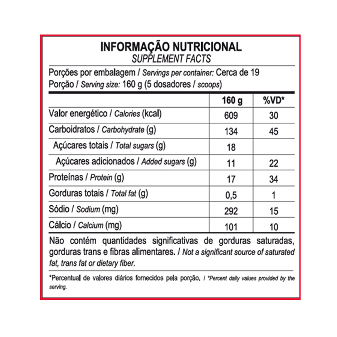 MAX TITANIUM HIPERCALÓRICO MASS TITANIUM 17500 3KG