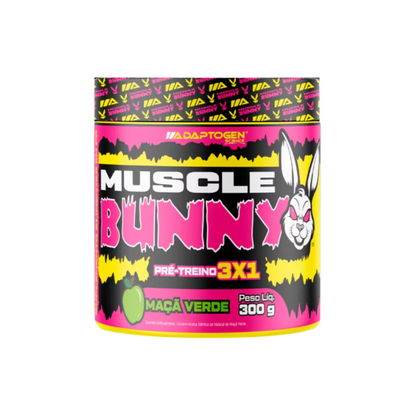 ADAPTOGEN PRE-TREINO MUSCLE BUNNY POTE 300G