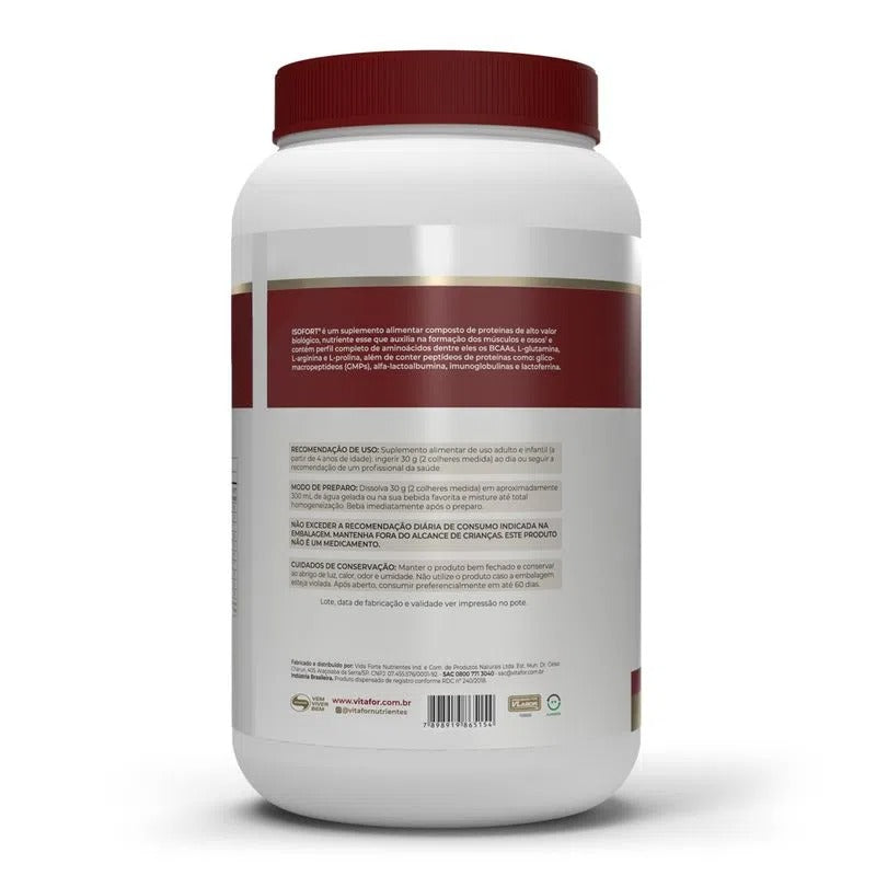 VITAFOR WHEY ISOLADO ISOFORT POTE 900G