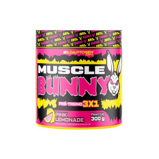 ADAPTOGEN PRE-TREINO MUSCLE BUNNY POTE 300G