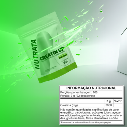 NUTRATA CREATINA UP MONOHIDRATADA REFIL 300GR