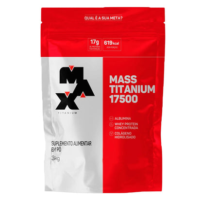 MAX TITANIUM HIPERCALÓRICO MASS TITANIUM 17500 3KG