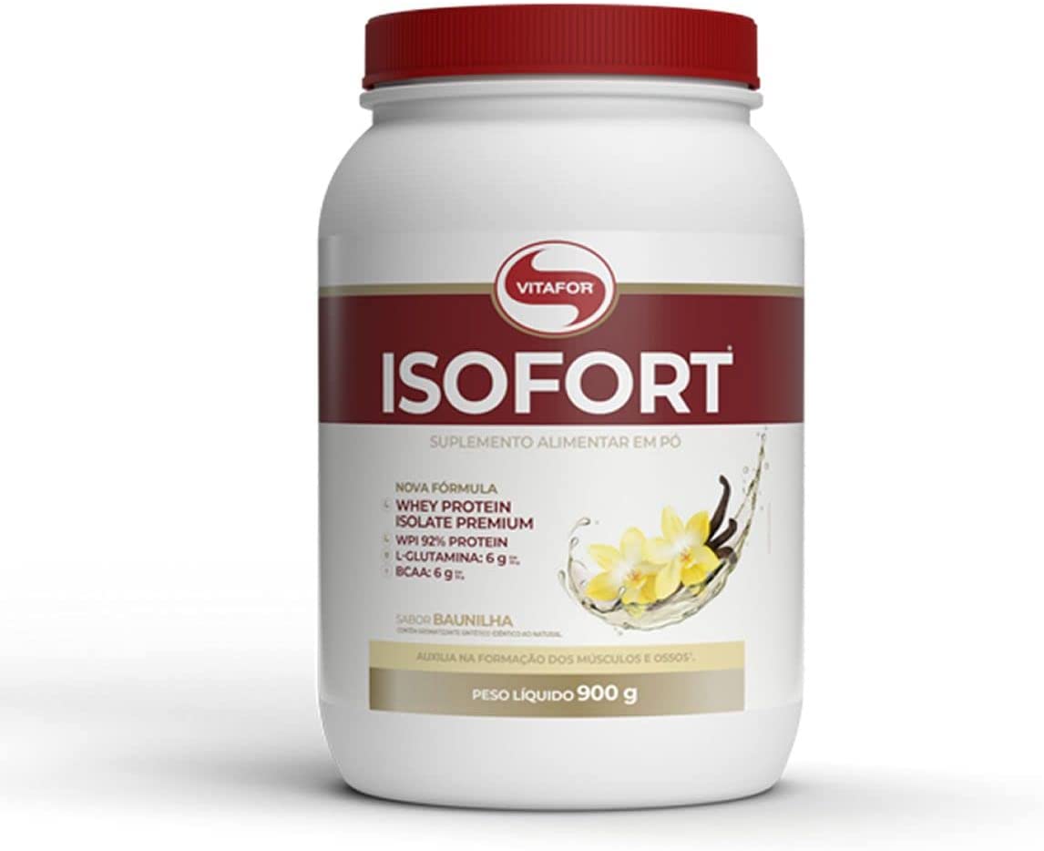 VITAFOR WHEY ISOLADO ISOFORT POTE 900G