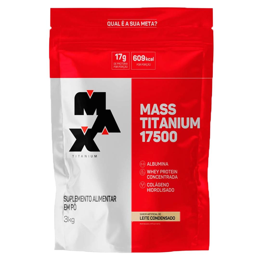 MAX TITANIUM HIPERCALÓRICO MASS TITANIUM 17500 3KG