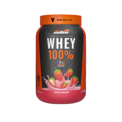 NEW MILLEN WHEY CONCENTRADO 100% POTE 900G