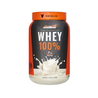 NEW MILLEN WHEY CONCENTRADO 100% POTE 900G