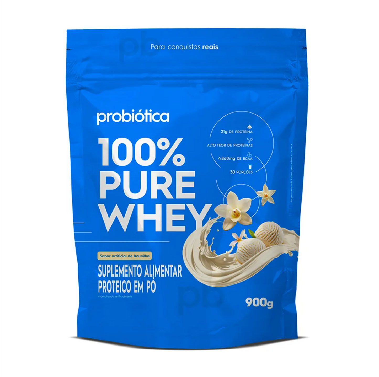 PROBIÓTICA WHEY CONCENTRADO 100% PURE