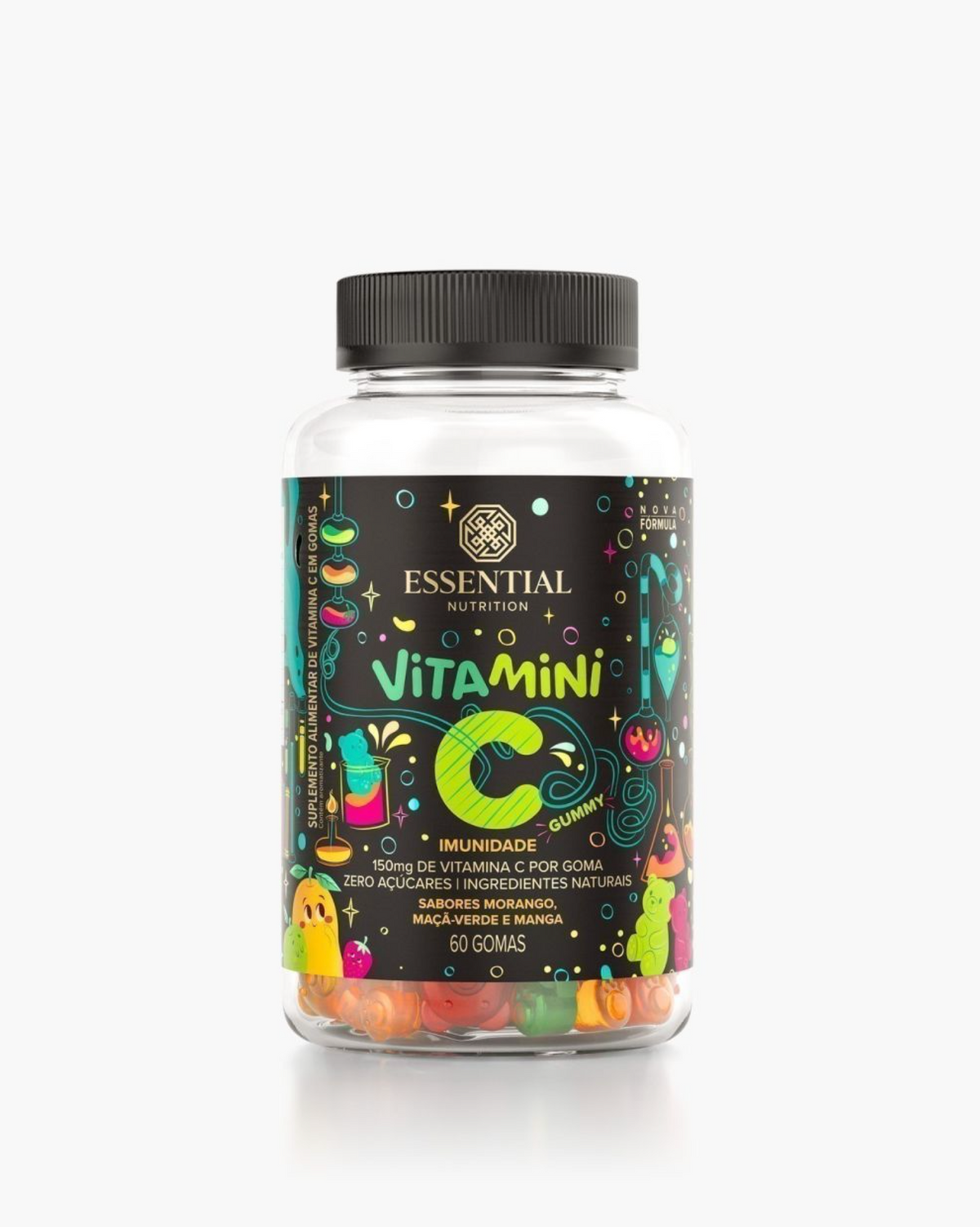 ESSENTIAL VITAMINA C GUMMY 60UN SABOR: MIX DE FRUTAS