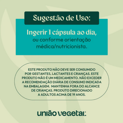UNIÃO VEGETAL ORTOCAPS (COLAGENO TIPO II) 600MG 60CPS