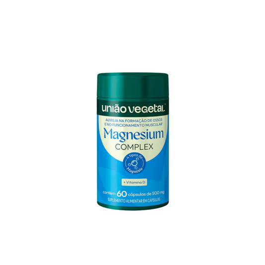 UNIÃO VEGETAL MAGNESIO COMPLEX 60CPS