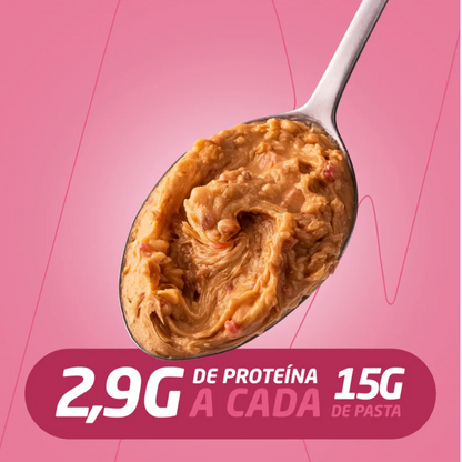 NUTRATA PASTA DE AMENDOIM C/ WHEY POTE 600G SABOR MORANGO