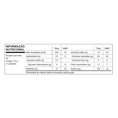 NUTRATA BARRA DE PROTEÍNA 70G - BACIO DI LATTE PISTACHE