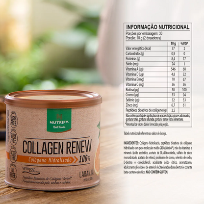 NUTRIFY COLÁGENO COLLAGEN RENEW LATA 300G