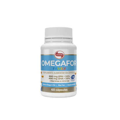 VITAFOR ÔMEGA 3 OMEGAFOR FAMILY 60 CAPSULAS DE 500MG VITAFOR