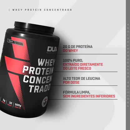 DUX WHEY PROTEIN CONCENTRADO POTE 900G