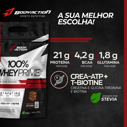 BODYACTION WHEY 100% PRIME REFIL 900G