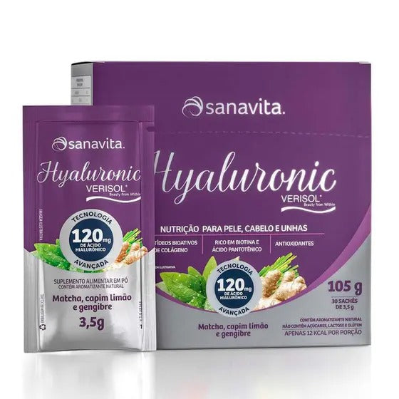 SANAVITA COLÁGENO HYALURONIC VERISOL 30 SACHÊS