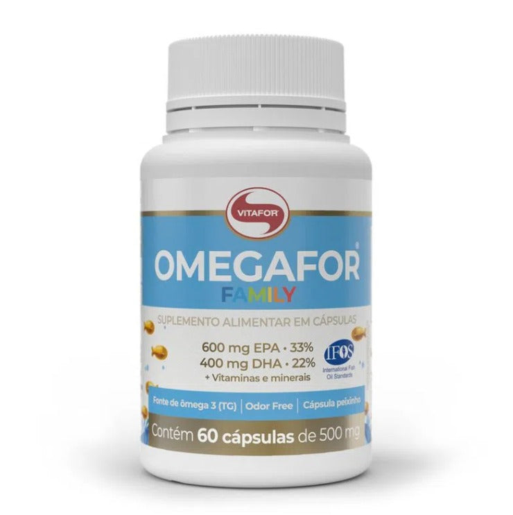 VITAFOR ÔMEGA 3 OMEGAFOR FAMILY 60 CAPSULAS DE 500MG VITAFOR