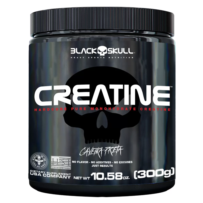 BLACK SKULL CREATINA PURA POTE 300G