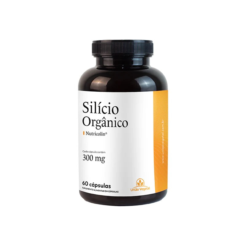 UNIÃO VEGETAL SILICIO ORGANICO 300MG 60CPS