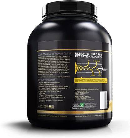 OPTIMUM NUTRITION WHEY GOLD ISOLADO POTE 2,360KG CHOCOLATE